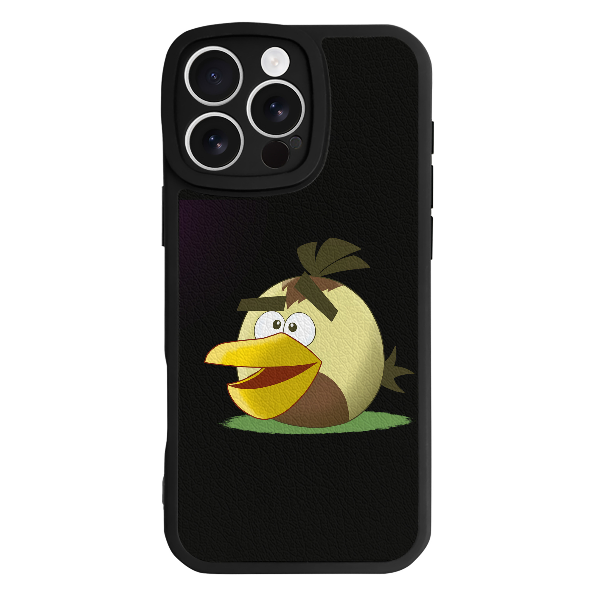（画像用） Angry Birds アングリーバード 【iPhone 16シリーズ対応】シリコンスマホケース（レザー調） 材質：シリコン